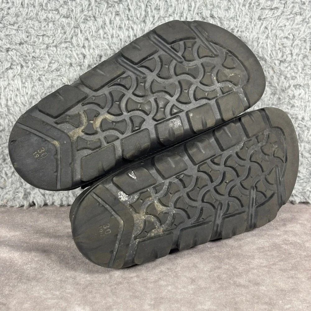 Birkenstock Mogami Kids Black Birko-Flor Outdoor Sandals EU 30 US 12-12.5 Narrow